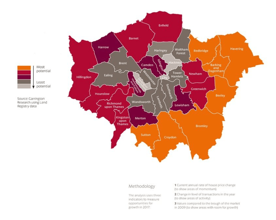 Outer London boroughs are now the key areas of growth in the capital  Chalk Street Estates